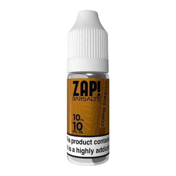 Coffee Tobacco By Zap Bar Salts 10ml