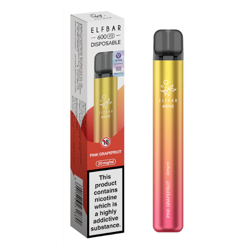 Elf Bar V2 600 Disposable Vape 20mg (out of date)