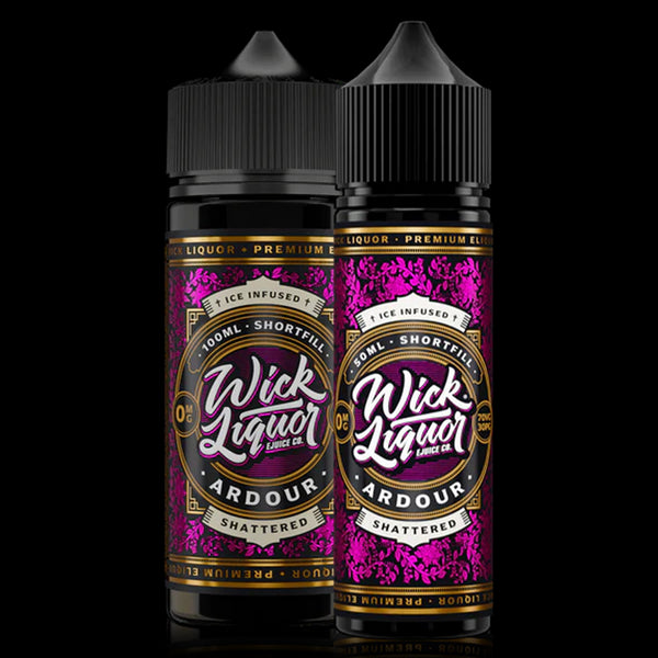 Ardour Shattered By Wick Liquor 0mg Shortfill