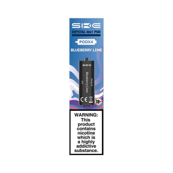 SKE Crystal 4 in 1 Replacement Pods 4 Pack
