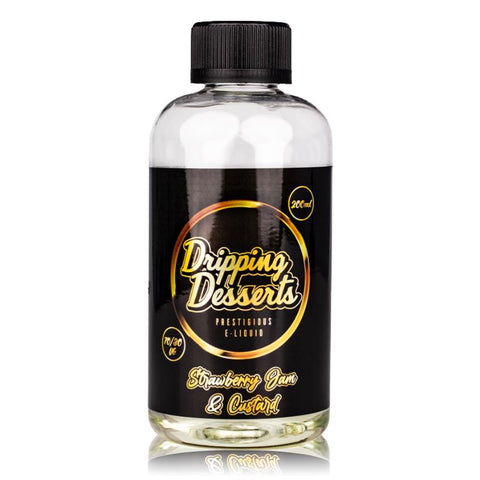 Strawberry Jam and Custard By Dripping Desserts 50ml/200ml Shortfill Dripping Desserts
