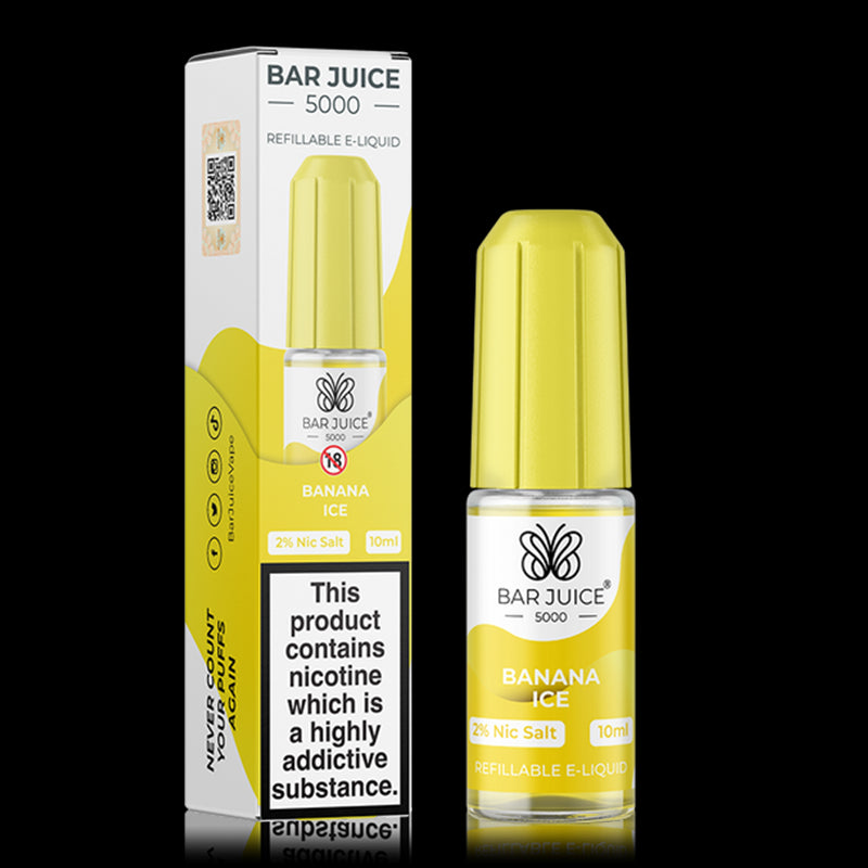 Banana Ice By Bar Juice 5000 Salt 10ml