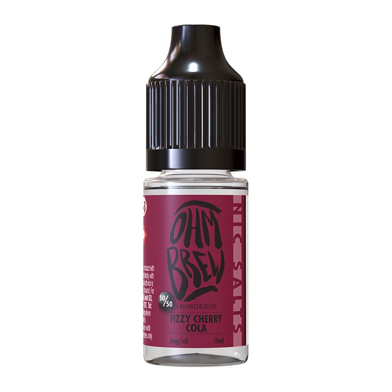 Fizzy Cherry Cola By Ohm Brew Balanced Blends 10ml Salt