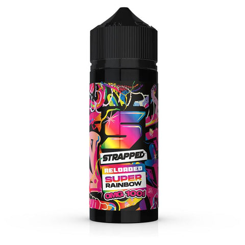 Super Rainbow By Strapped Reloaded 100ml Shortfill Strapped