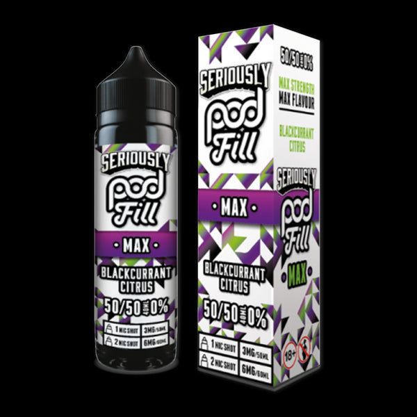 Blackcurrant citrus By Seriously Podfill Max 40ml Shortfill