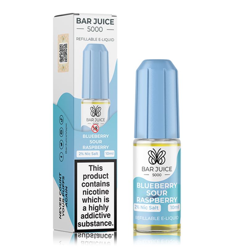 Blueberry Sour Raspberry By Bar Juice 5000 Salt 10ml