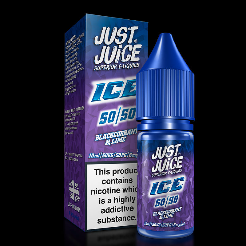 Blackcurrant and Lime By Just Juice ICE 10ml