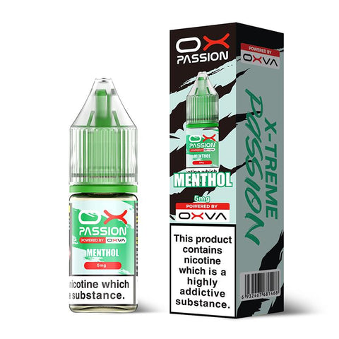 Menthol 10ml Nic Salt By Ox Passion Ox Passion