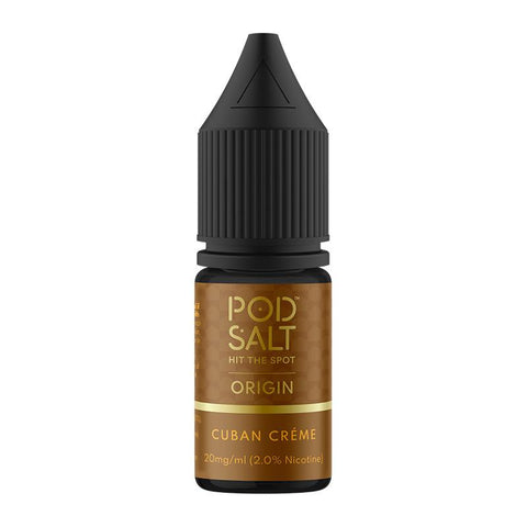 Cuban Creme By Pod Salt Origin 10ml Pod Salt