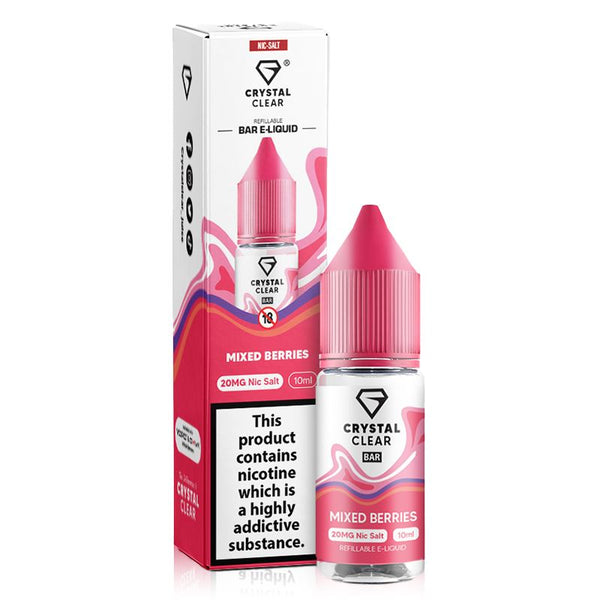 Mixed Berries By Crystal Clear Salt 10ml