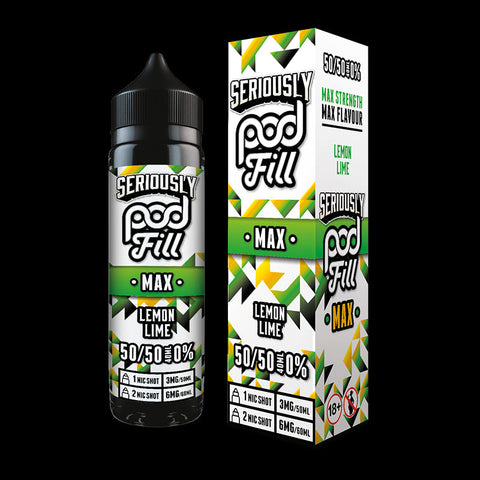 Lemon Lime By Seriously Podfill Max 40ml Shortfill Seriously Doozy