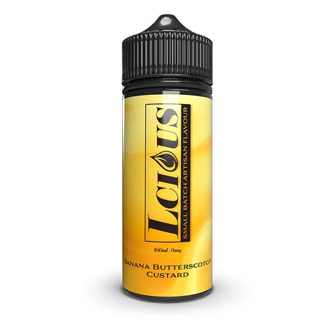 Banana Butterscotch Custard 100ml Shortfill By Lcious Lcious
