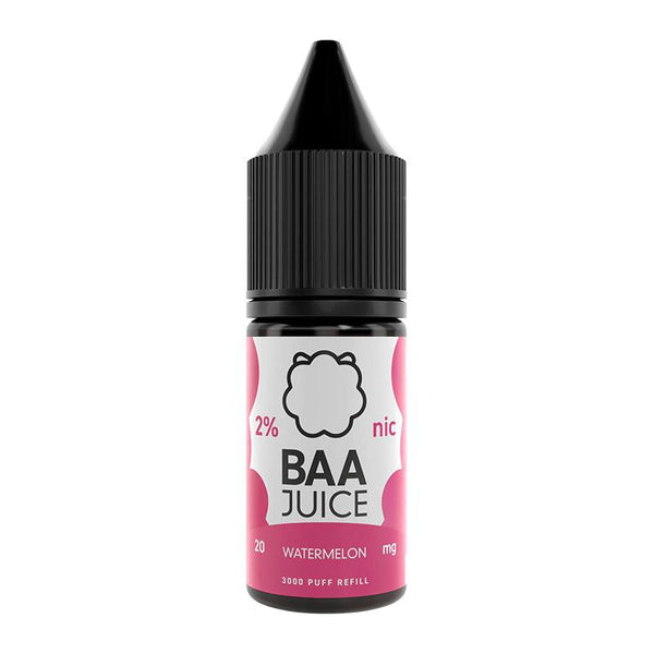 Watermelon By Baa Juice 10ml Nic Salt Baa Salts