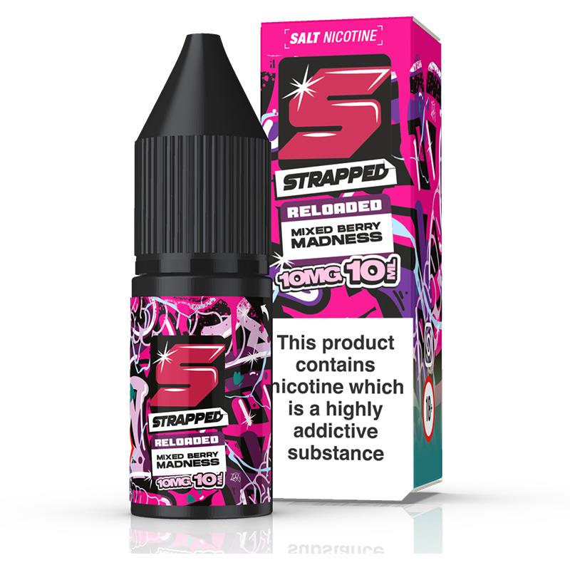 Mixed Berry Madness By Strapped Reloaded Salts 10ml