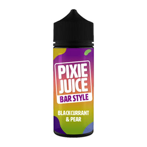Blackcurrant and Pear By Pixie Juice Bar Style 100ml Shortfill