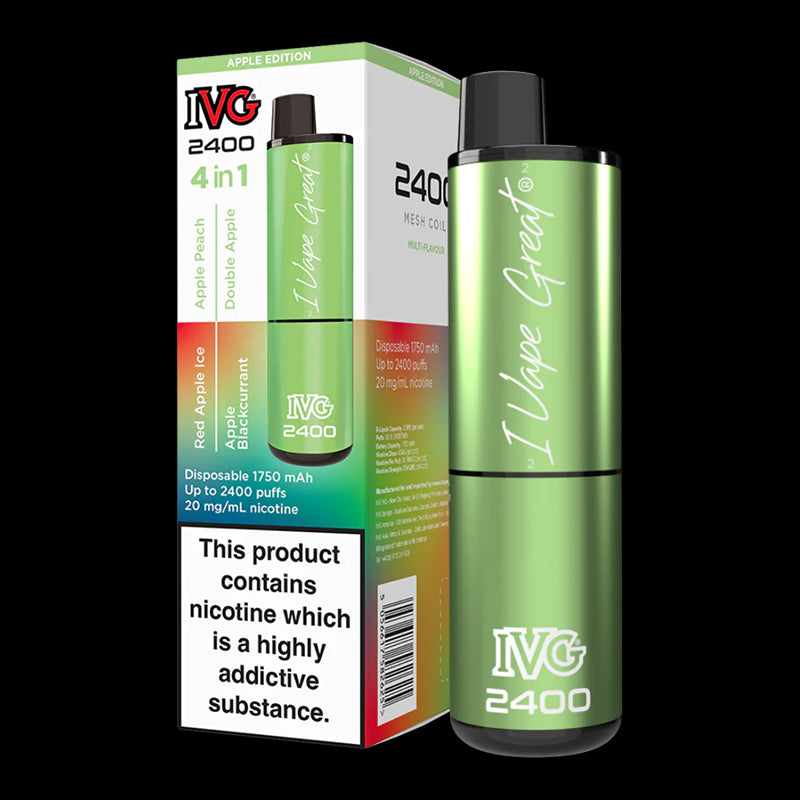I VG 2400 Puff Multi Flavour Disposable Vape 20mg