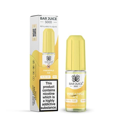 Pineapple Ice By Bar Juice 5000 Salt 10ml Bar Juice 5000