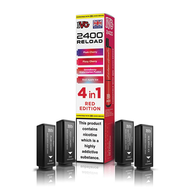 I VG 2400 Reload 4 in 1 Prefilled Replacement Pods