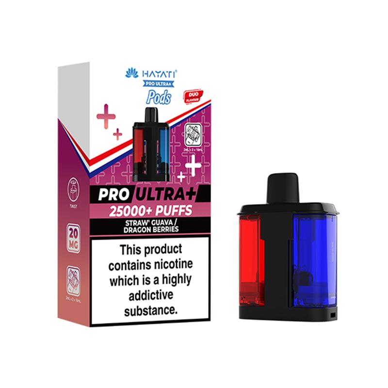 Hayati Pro Ultra Plus 25000 Prefilled Replacement Pods Hayati