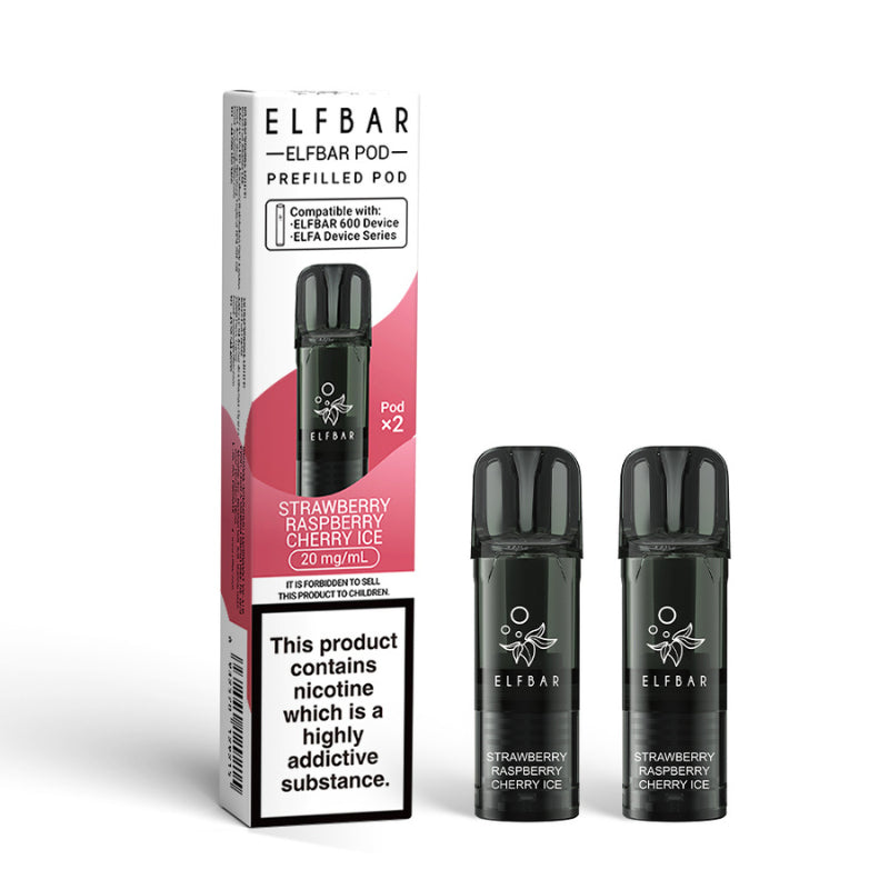 Elf Bar 600 Replacement Pre Filled Pods 2 Pack