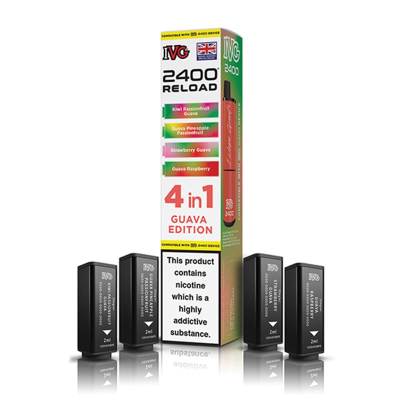 I VG 2400 Reload 4 in 1 Prefilled Replacement Pods