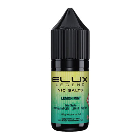 Lemon Mint By Elux Legend 10ml Salts Elux