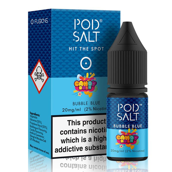 Bubble Blue By Pod Salt and Candy Rush 10ml