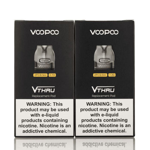 Vmate/Vthru replacement XL pods By Voopoo 2 Pack 1.2ohm Voopoo