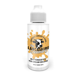 Butterscotch Ice Cream By The Lancashire Creamery 100ml Shortfill