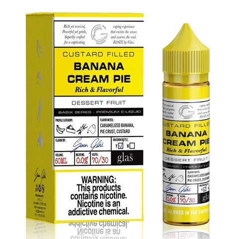 Banana Cream Pie By Glas Basix 50ml Shortfill Glas