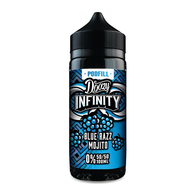 Blue Razz Mojito By Doozy Infinity 100ml Shortfill 50/50 - Evolution Vaping