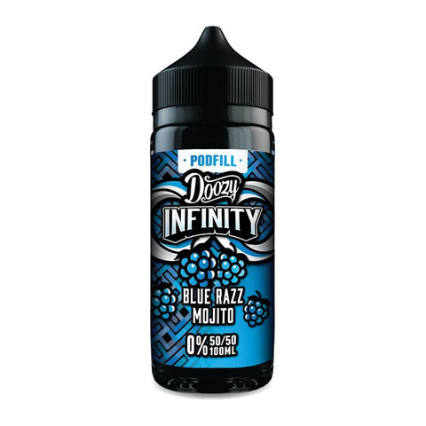 Blue Razz Mojito By Doozy Infinity Podfill 100ml Shortfill 50/50 Doozy Vape Co