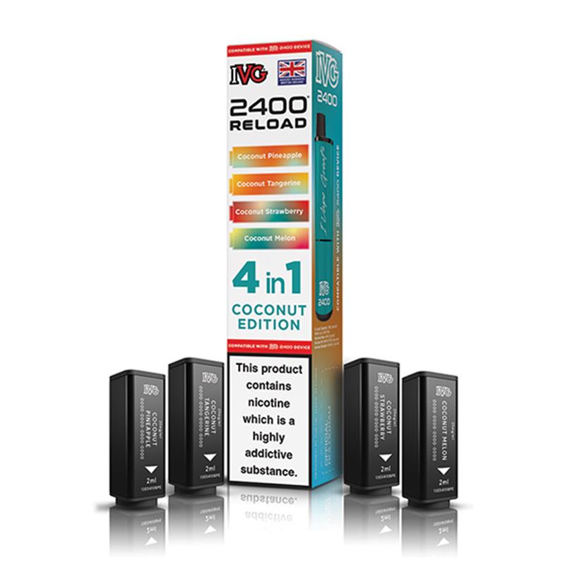 I VG 2400 Reload 4 in 1 Prefilled Replacement Pods