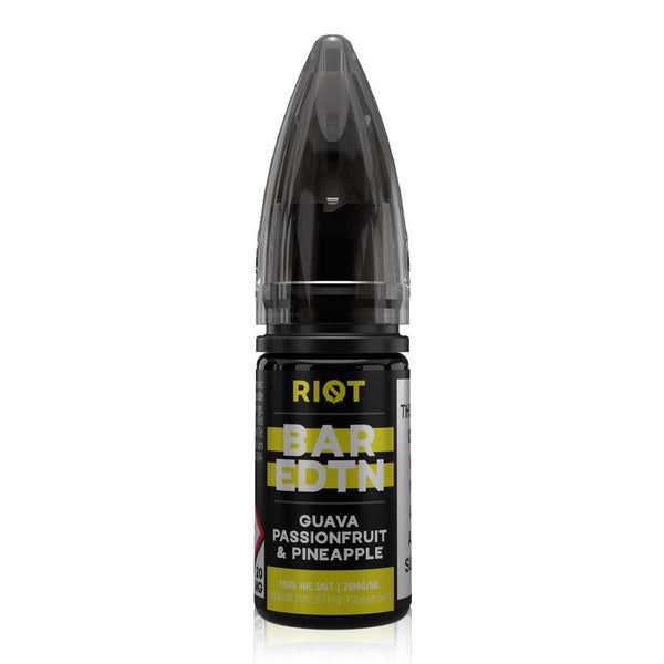 Guava Passionfruit and Pineapple By Riot Squad Bar EDTN Salts 10ml