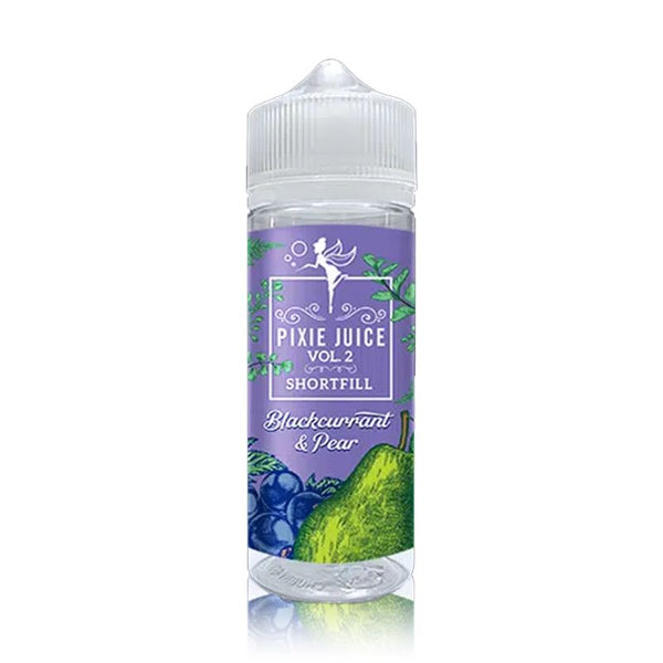 Blackcurrant And Pear Shortfill By Pixie Juice Vol 2 100ml