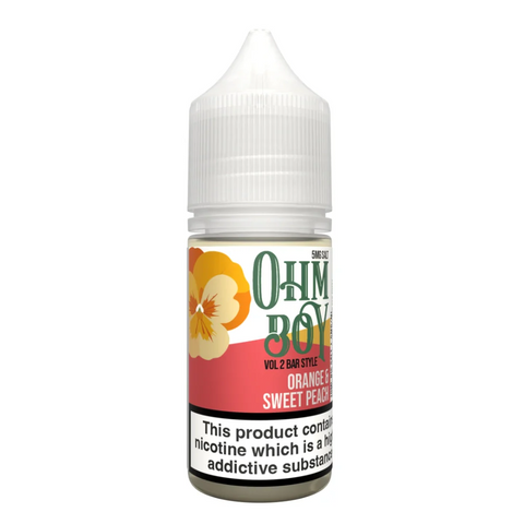 Orange & Sweet Peach By Ohm Boy V2 Bar Style 10ml Ohm Boy