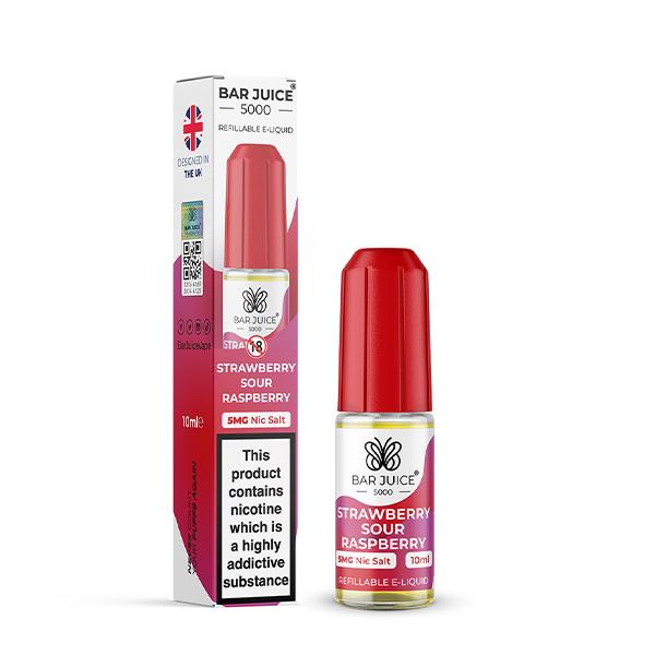 Strawberry Sour Raspberry By Bar Juice 5000