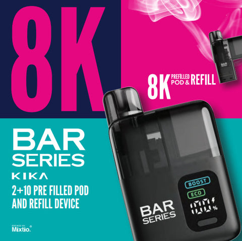 Kika Prefilled Pod Kit By Bar Series Bar Series
