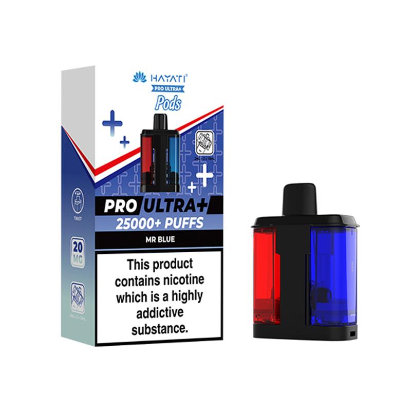 Hayati Pro Ultra Plus 25000 Prefilled Replacement Pods Hayati
