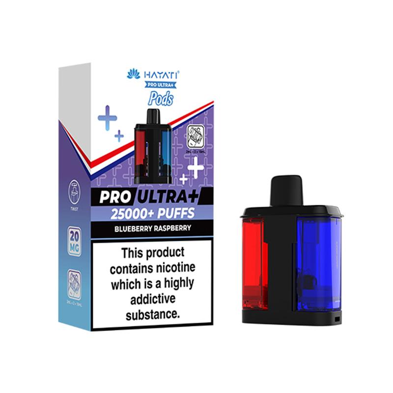 Hayati Pro Ultra Plus 25000 Prefilled Replacement Pods Hayati