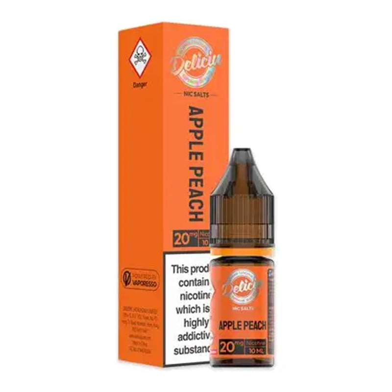 Apple Peach Nicotine Salt 10ml By Deliciu v2