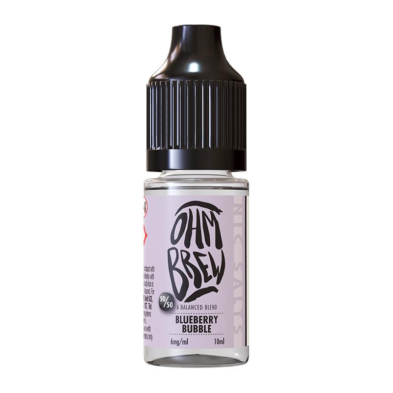 Blueberry Bubble By Ohm Brew Balanced Blends 10ml Salt