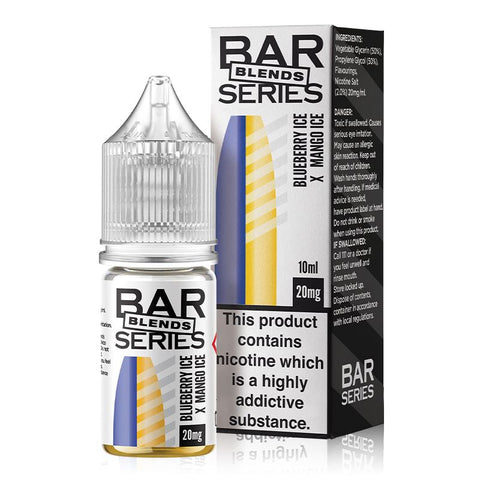 Blueberry Ice X Mango Ice By Bar Series Blends 10ml Nic Salt Bar Series