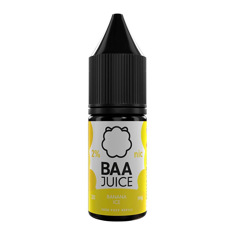Banana Ice By Baa Juice 10ml Nic Salt Baa Salts