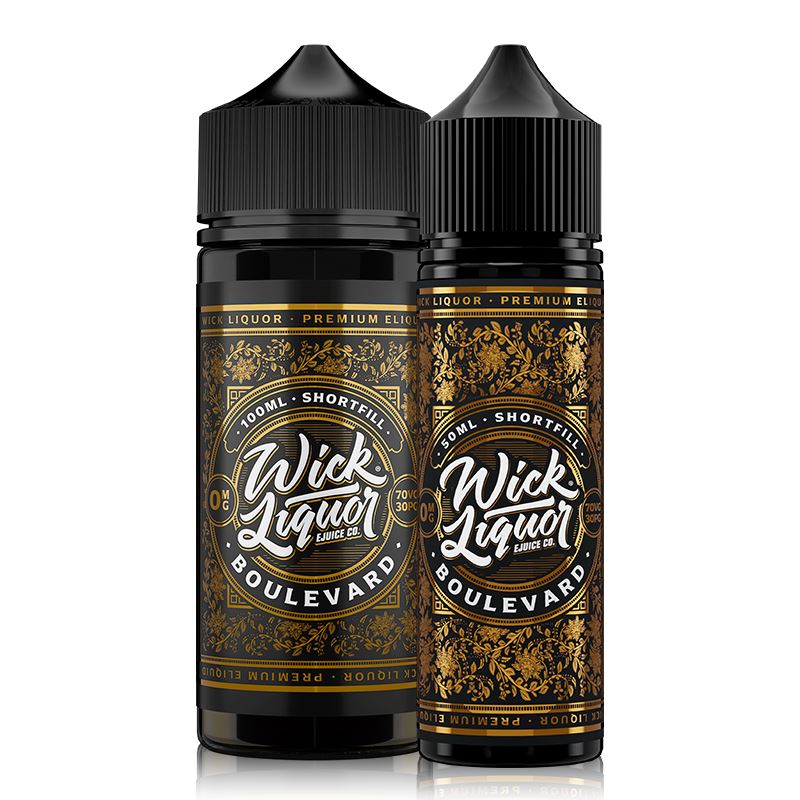 Boulevard By Wick Liquor 0mg Shortfill