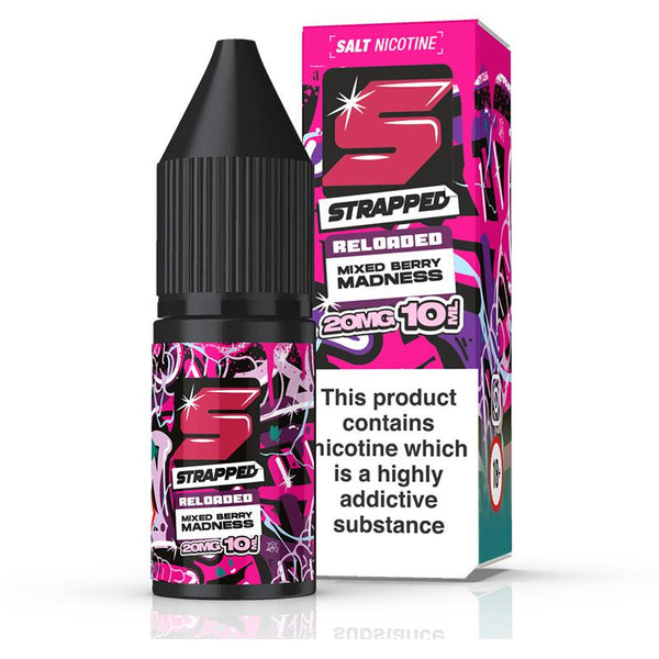 Mixed Berry Madness By Strapped Reloaded Salts 10ml