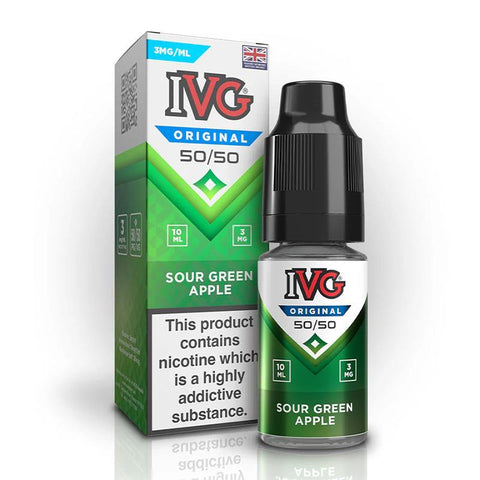 Sour Green Apple By I VG 50/50 10ml I Vg