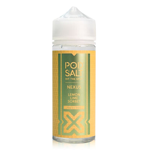 Lemon Lime Sorbet 100ml Shortfill By Nexus Pod Salt