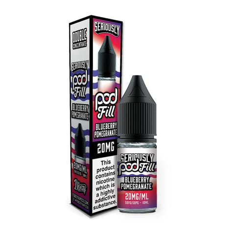 Blueberry Pomegranate By Seriously Pod Fill Salts 10ml Seriously Doozy
