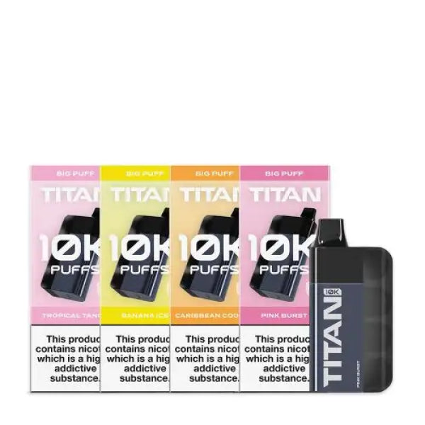 10K Rechargeable Disposable Vape Kit By Titan